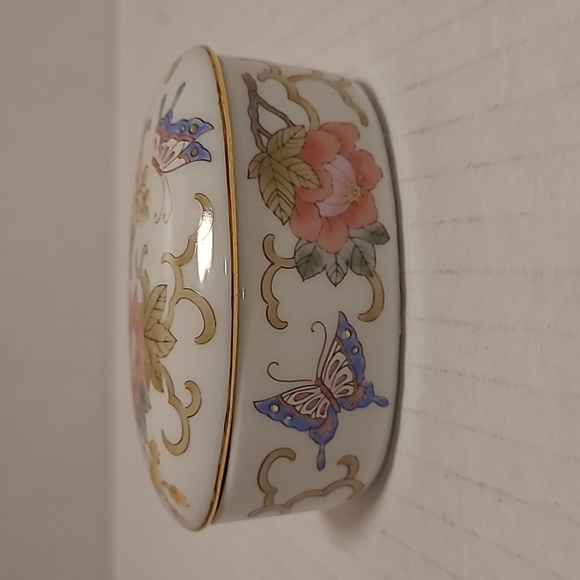 Vintage Express Otagiri Japan Lidded Trinket Box - Picture 6 of 16